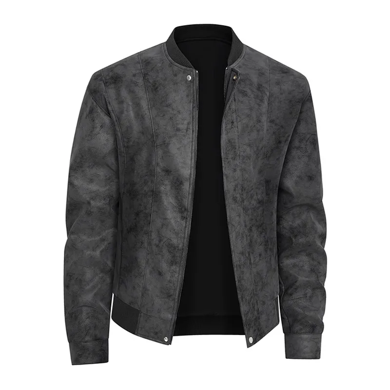 Chaqueta bomber de ante - Imagen 3