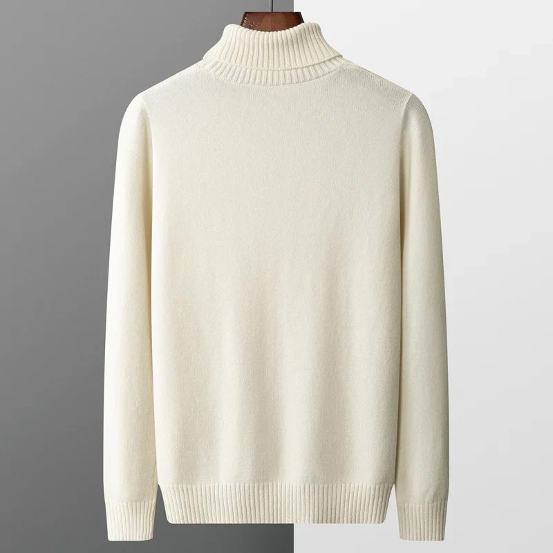 Jersey de cuello alto de lana Saint-Tropez - Imagen 5