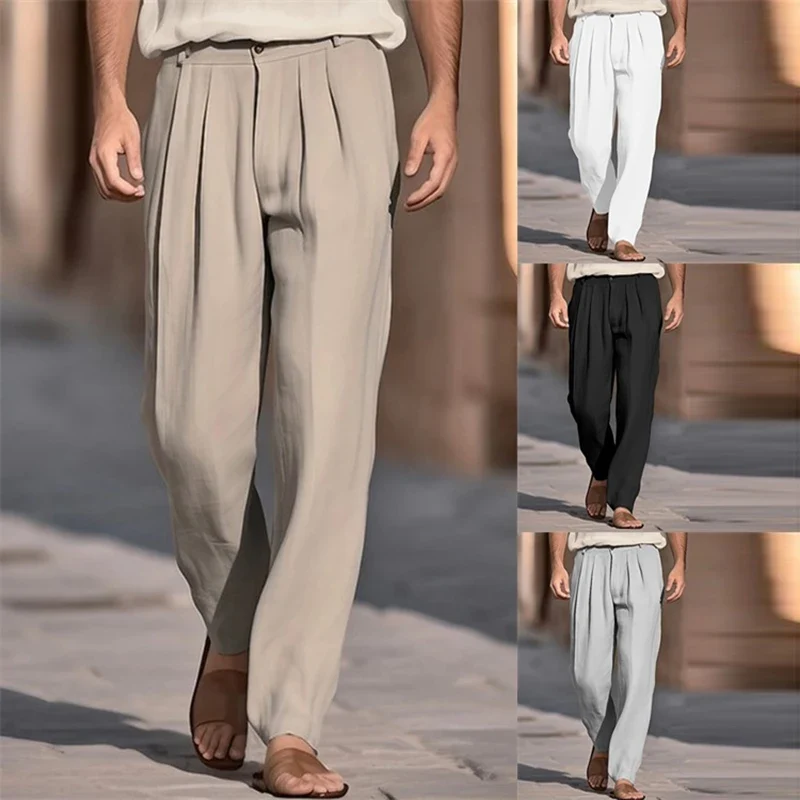 Pantalones informales de lino - Imagen 7