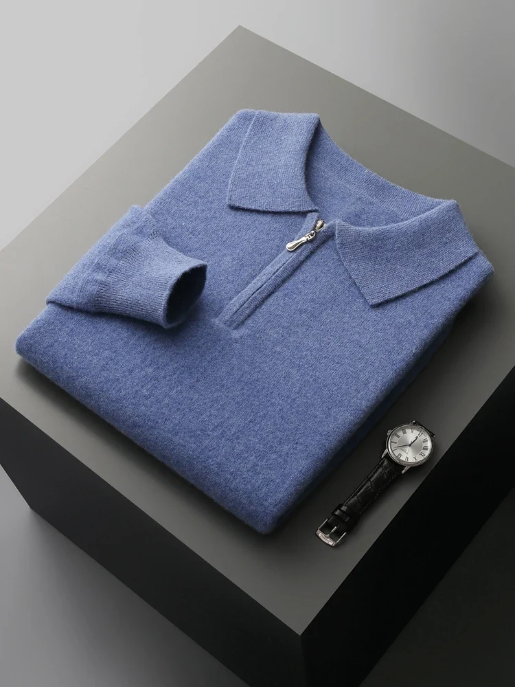 Elegante jersey polo de cachemira - Imagen 4