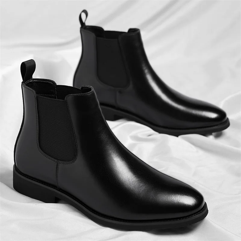 Botas de cuero para hombre - Imagen 5
