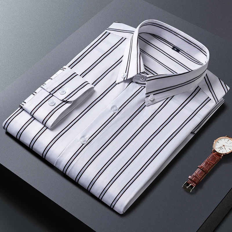 Givalli - Camisa elegante de rayas para hombre - Imagen 5
