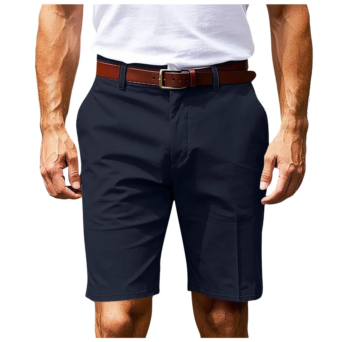 Pantalones cortos elegantes de algodón chino - Imagen 4