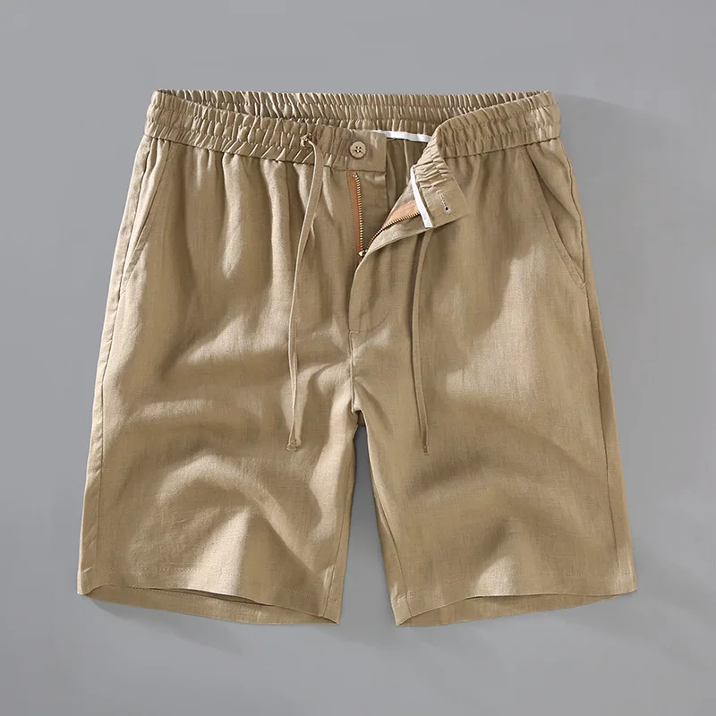Pantalones cortos elegantes de lino - Imagen 3