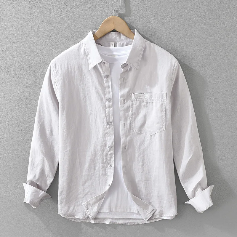 Camisa informal de lino - Imagen 6