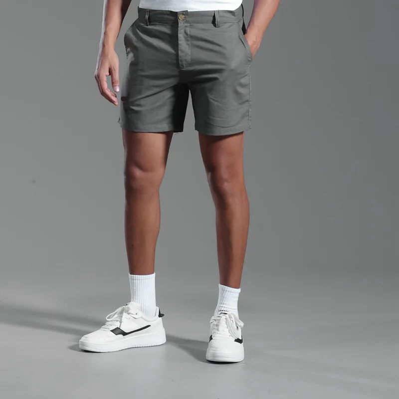 Pantalones cortos elegantes de algodón - Imagen 5