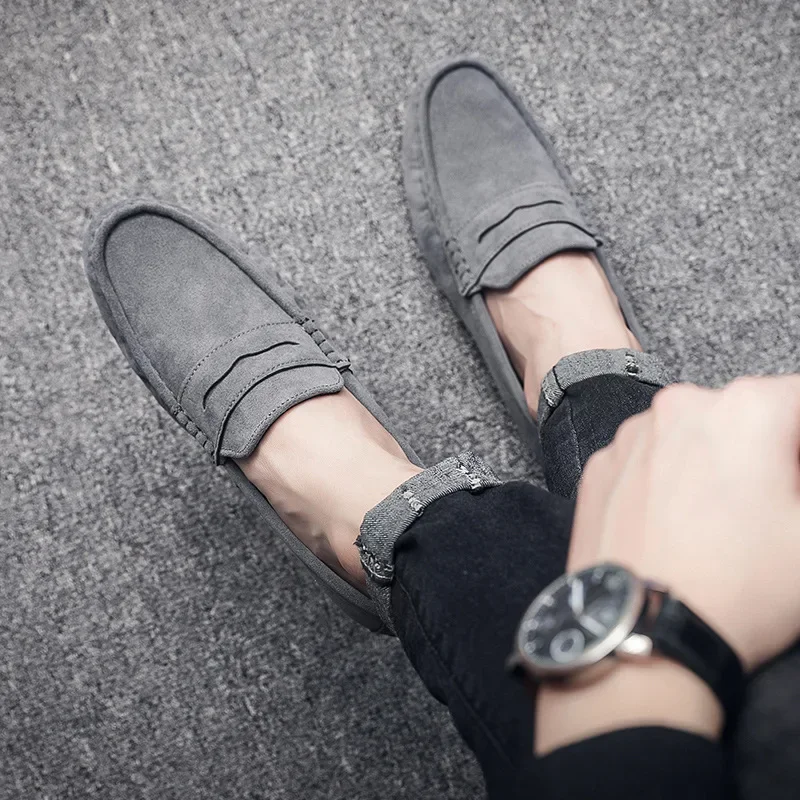 Mocasines de ante ligeros para hombre - Imagen 7
