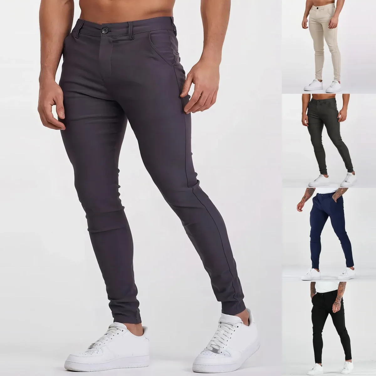 Pantalones elásticos de alta calidad - Imagen 8