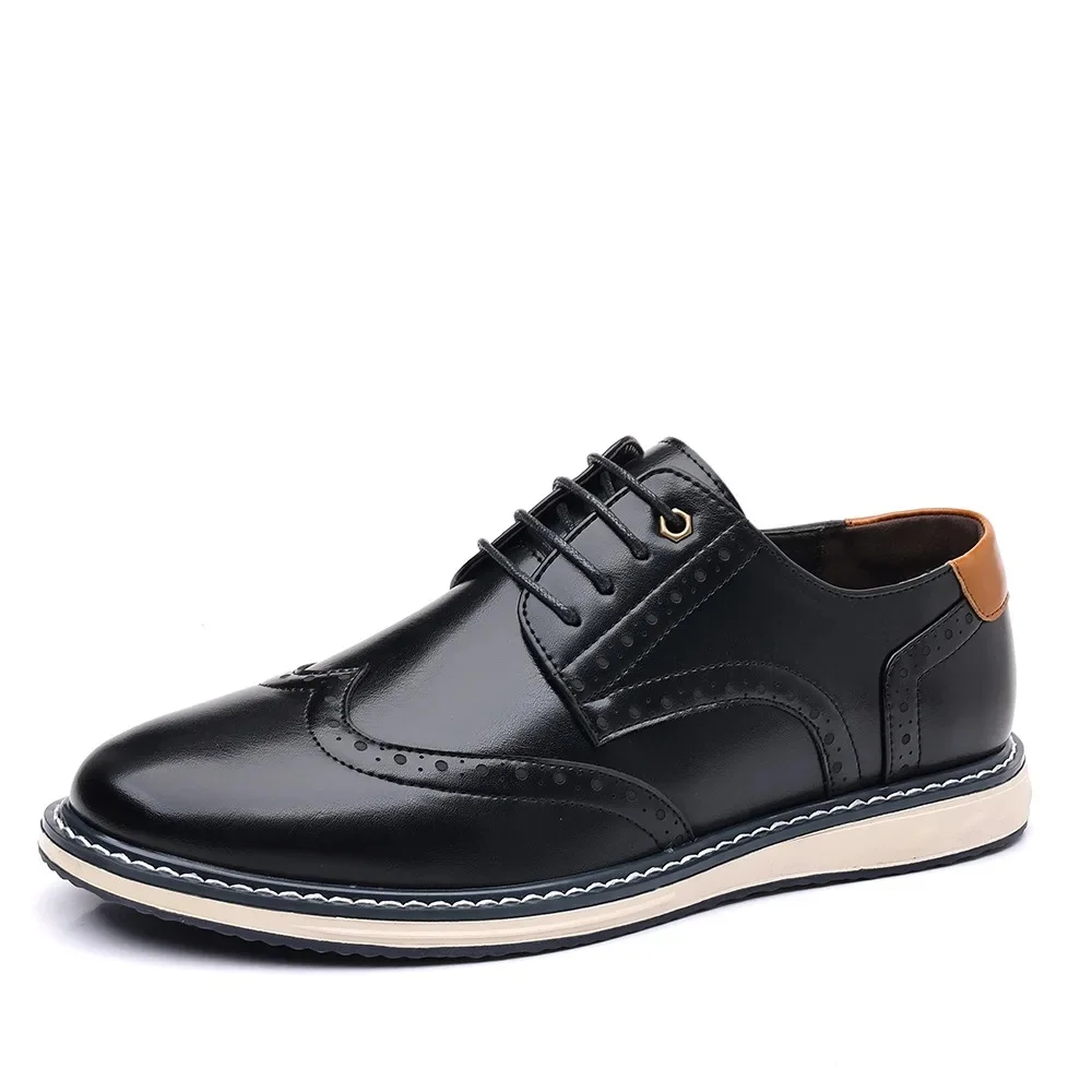Elegantes zapatos Oxford de piel - Imagen 5