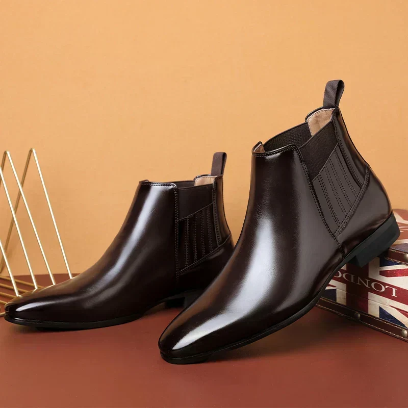 Botas elegantes de piel - Imagen 9