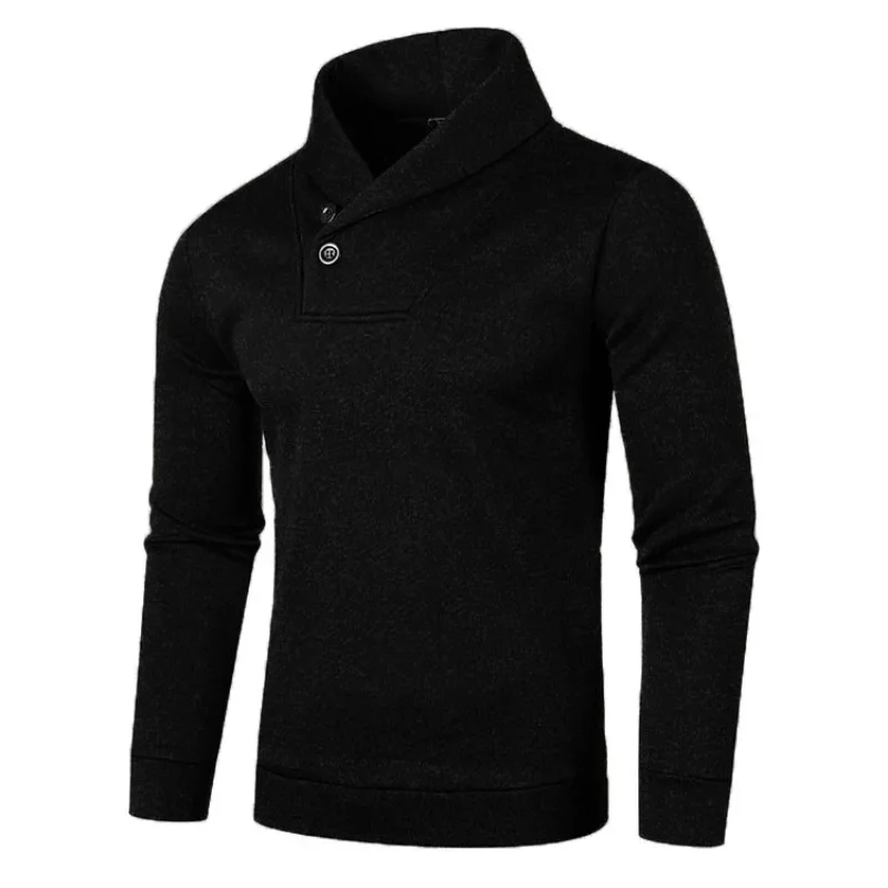 Elegante jersey de cuello alto con botones - Imagen 5