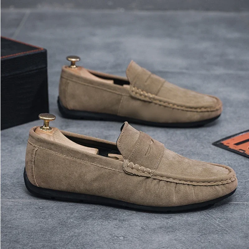 Mocasines de ante ligeros para hombre - Imagen 5
