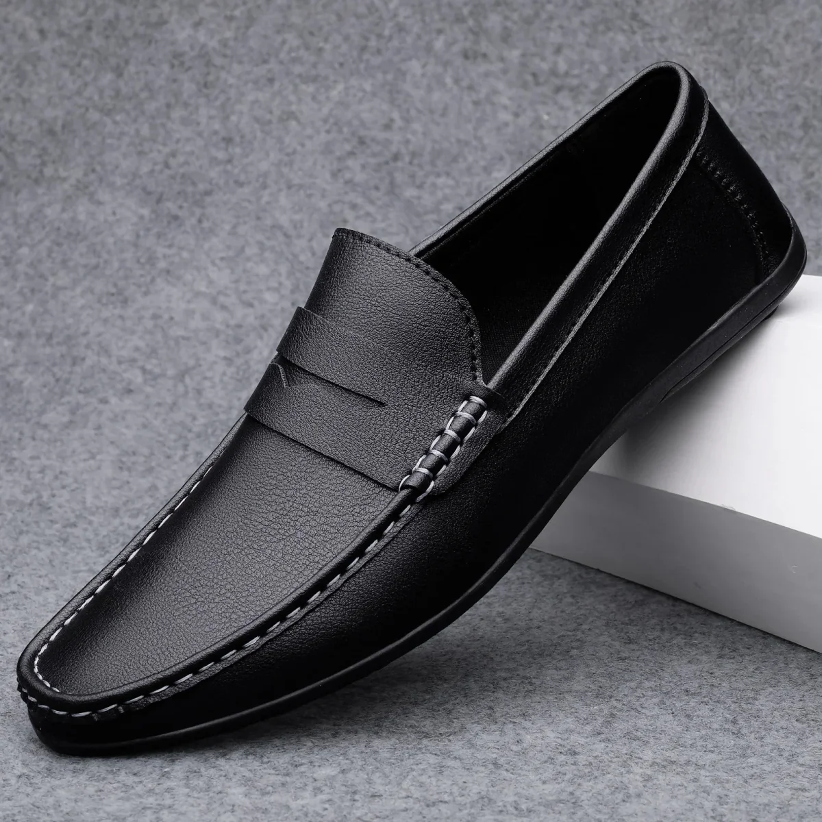 Mocasines clásicos de piel italiana - Imagen 5