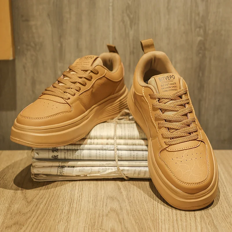Zapatillas deportivas elegantes de piel - Imagen 7