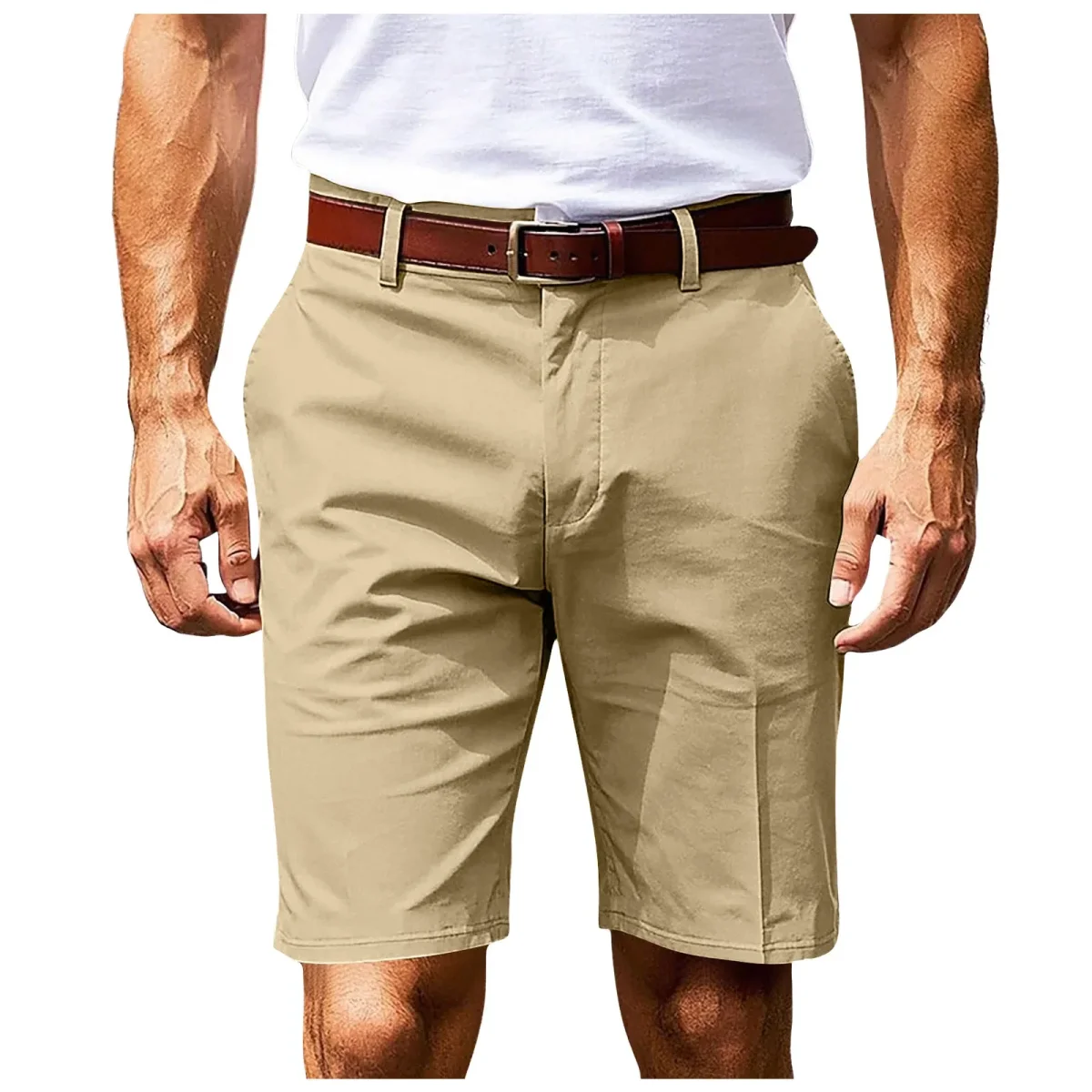 Pantalones cortos elegantes de algodón chino - Imagen 8