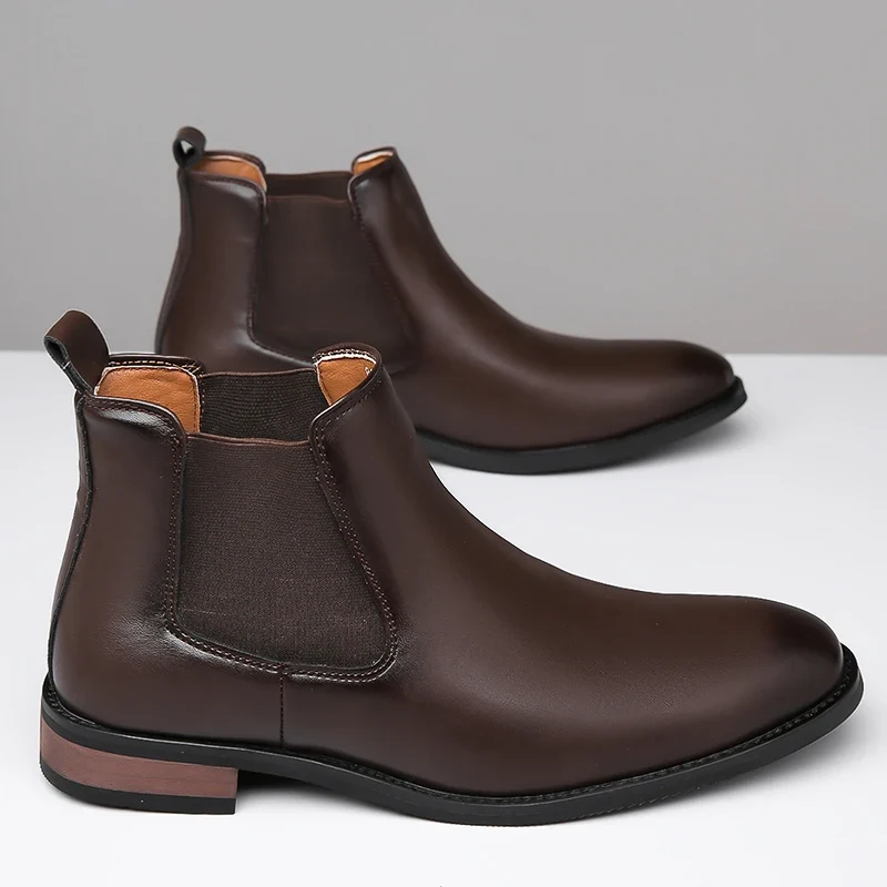Botas elegantes de piel - Imagen 6
