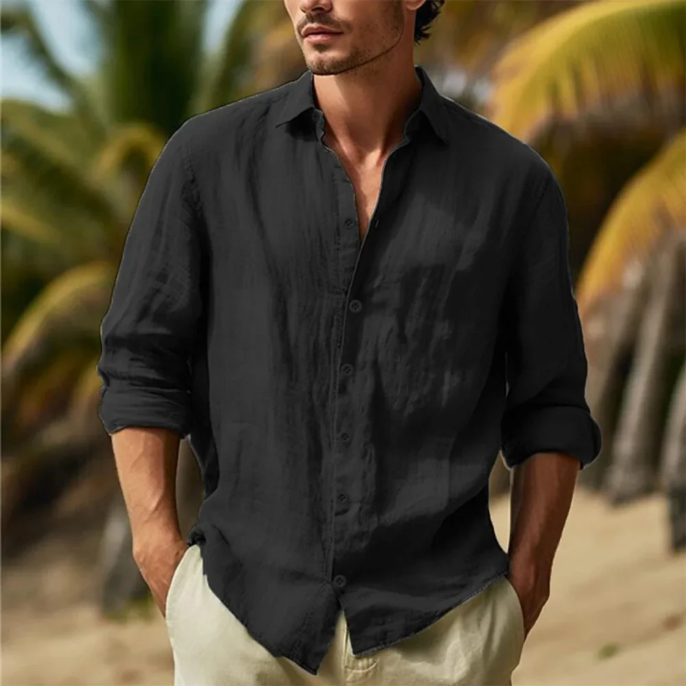 Camisa informal de lino - Imagen 4