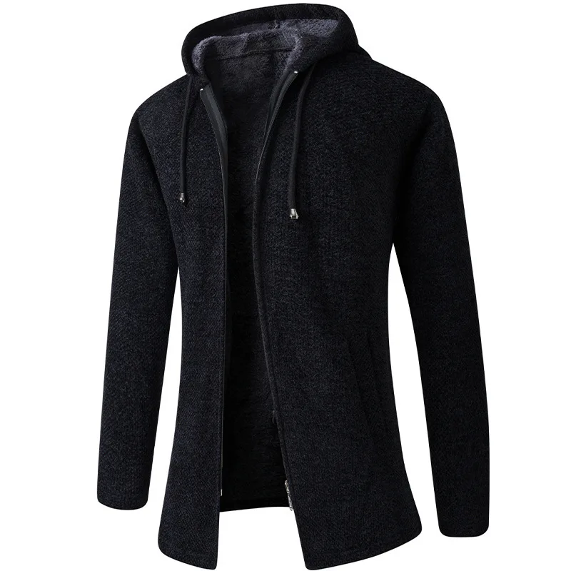 Chaqueta elegante con capucha para hombre - Imagen 4