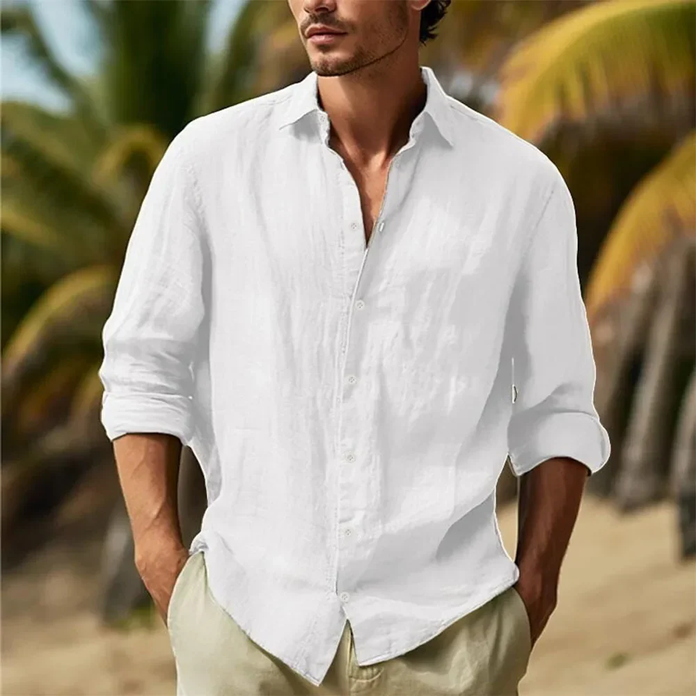 Camisa informal de lino - Imagen 6
