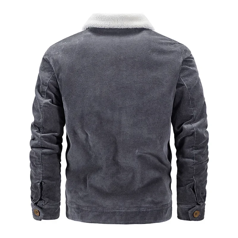 Elegante chaqueta de algodón acolchada y cálida - Imagen 5