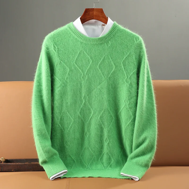 Jersey de cachemira con diseño de rombos - Imagen 9