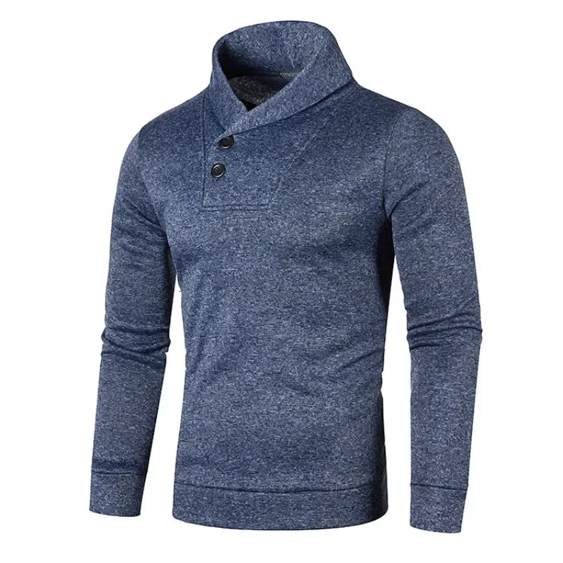 Elegante jersey de cuello alto con botones - Imagen 6