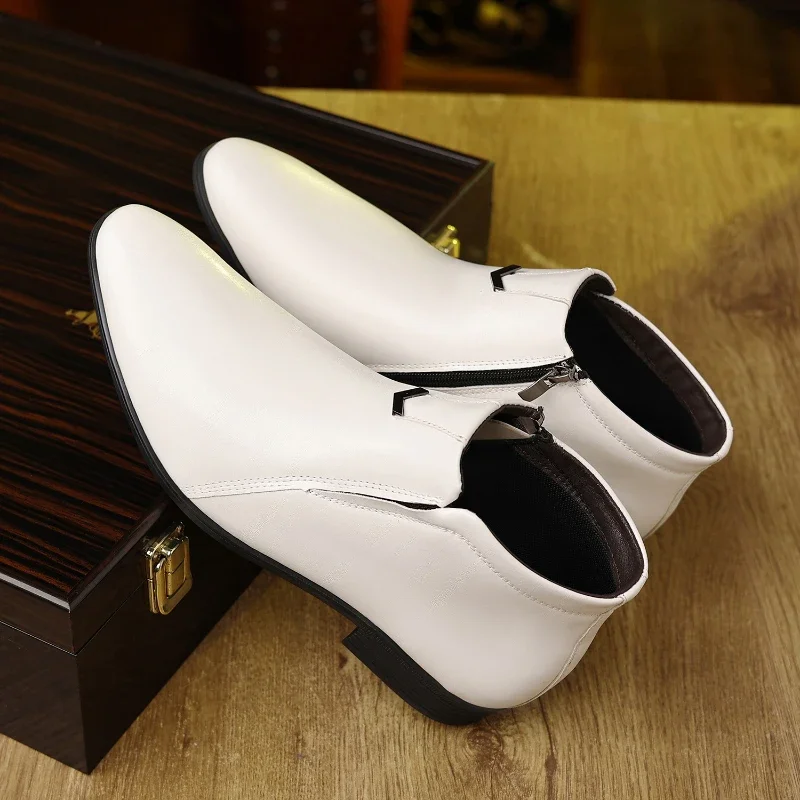 Botas de cuero Beckett con cremallera - Imagen 5