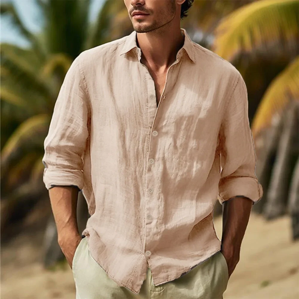 Camisa informal de lino - Imagen 7