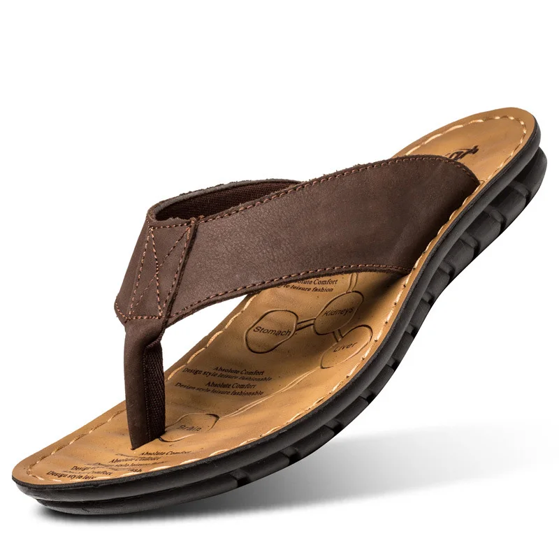 Sandalias de cuero para hombre - Imagen 5