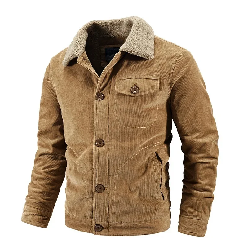 Elegante chaqueta de algodón acolchada y cálida - Imagen 3
