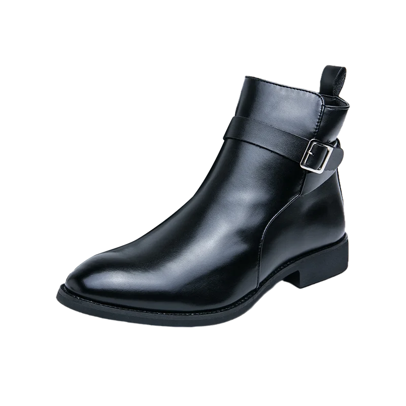 Elegantes botines de piel - Imagen 4