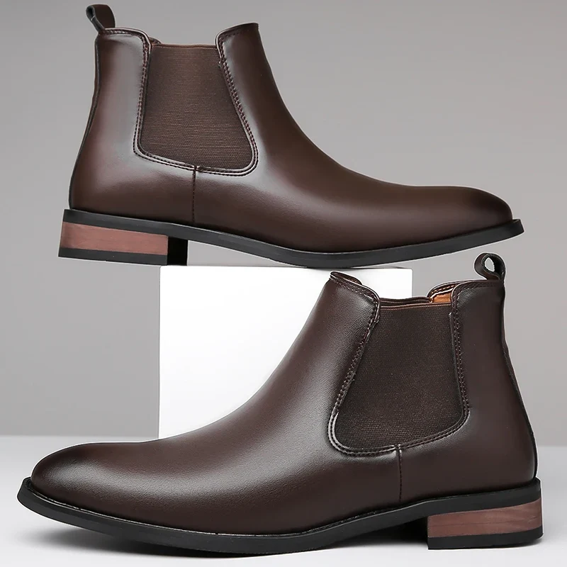 Botas elegantes de piel - Imagen 5