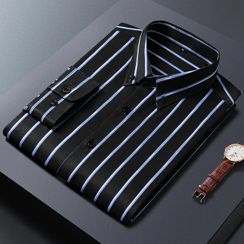 Givalli - Camisa elegante de rayas para hombre - Imagen 6
