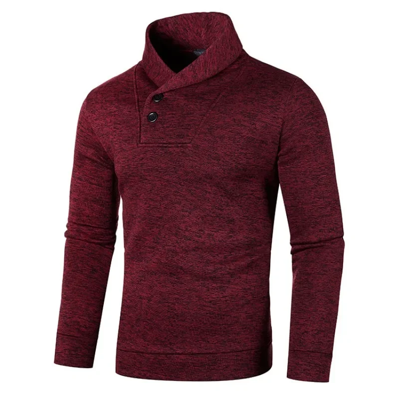 Elegante jersey de cuello alto con botones - Imagen 8