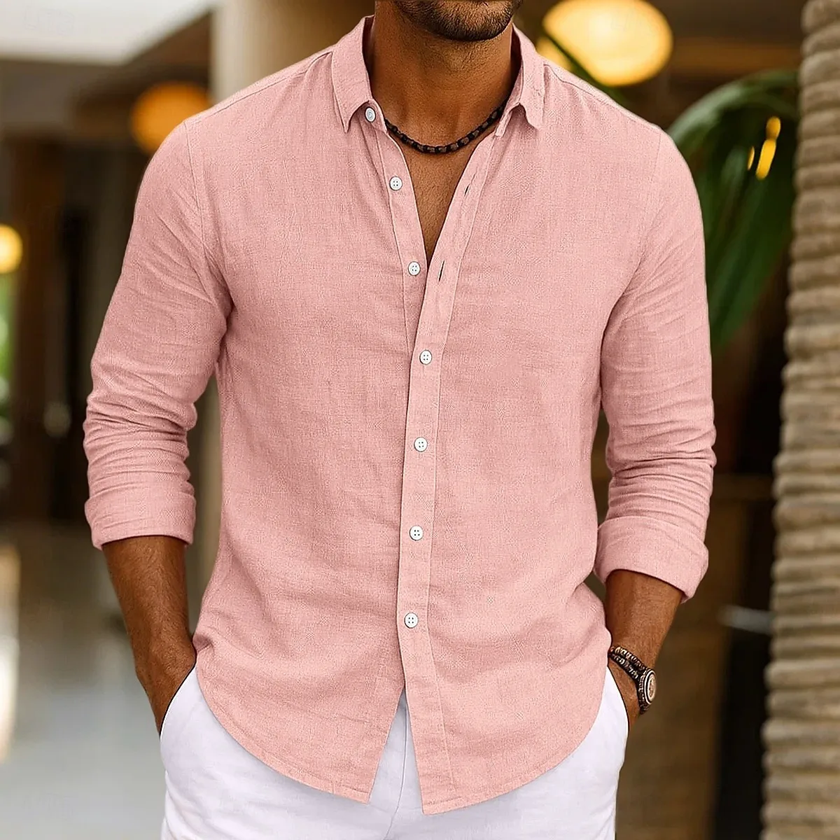 Camisa elegante de algodón - Imagen 4