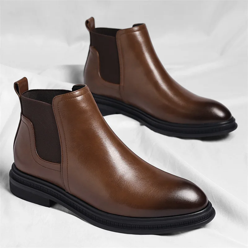 Botas de cuero para hombre - Imagen 7