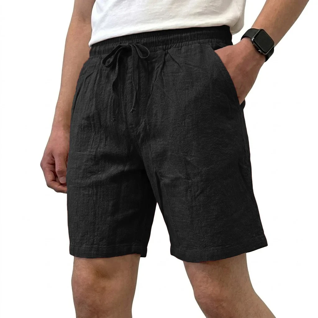 Pantalones cortos de lino transpirables - Imagen 9