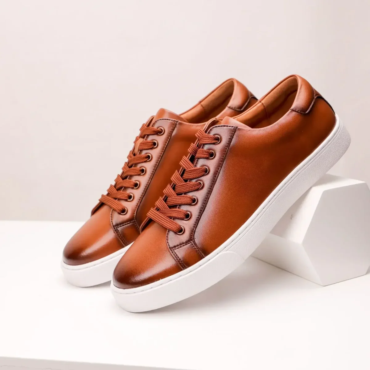 Zapatillas de cuero auténtico - Imagen 9