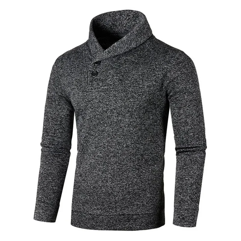Elegante jersey de cuello alto con botones - Imagen 7
