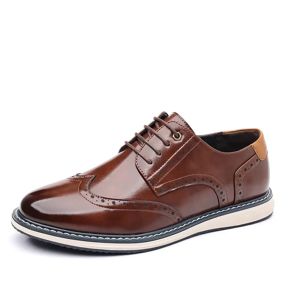 Elegantes zapatos Oxford de piel - Imagen 3