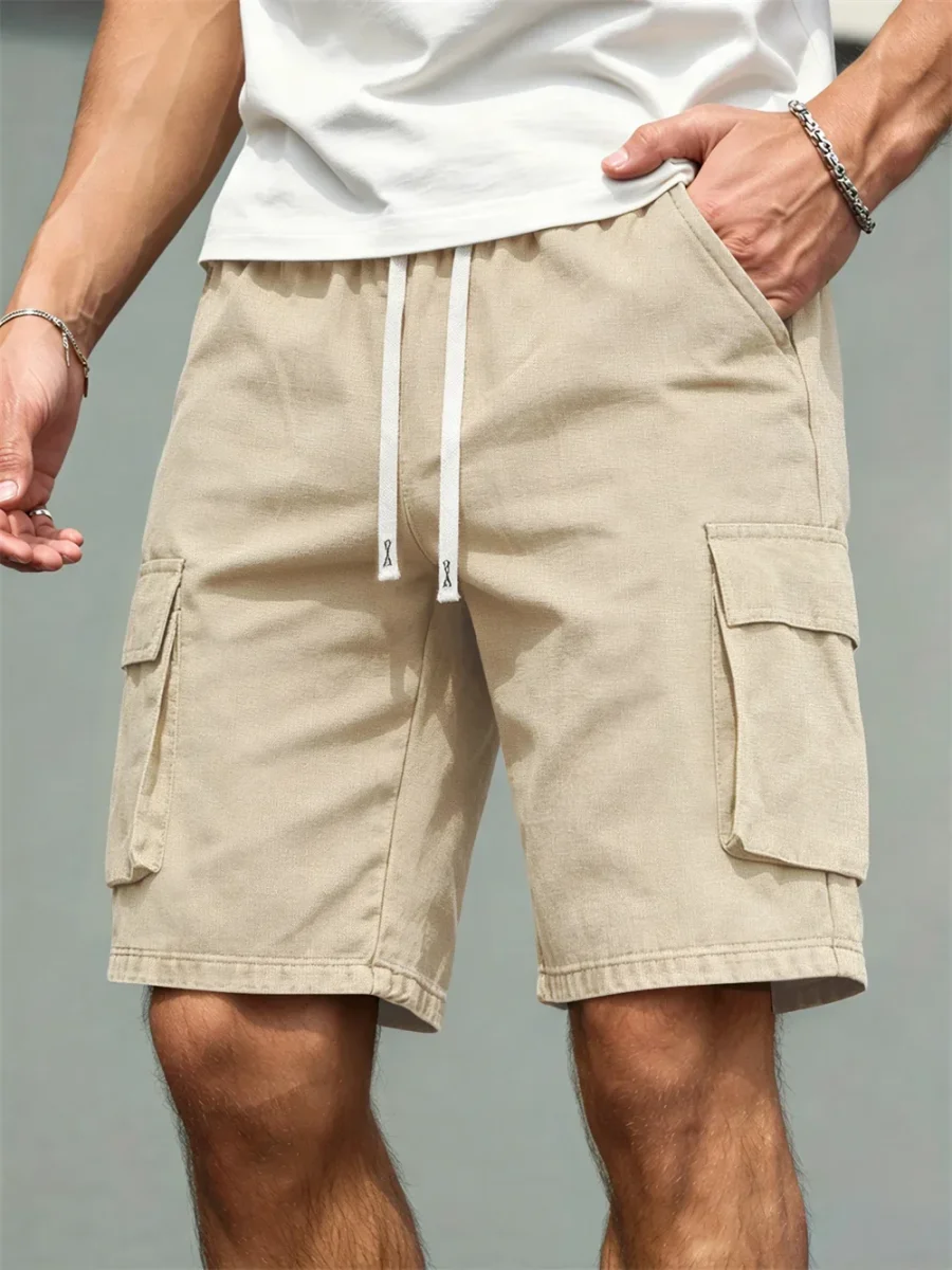 Pantalones cortos cargo elegantes - Imagen 6
