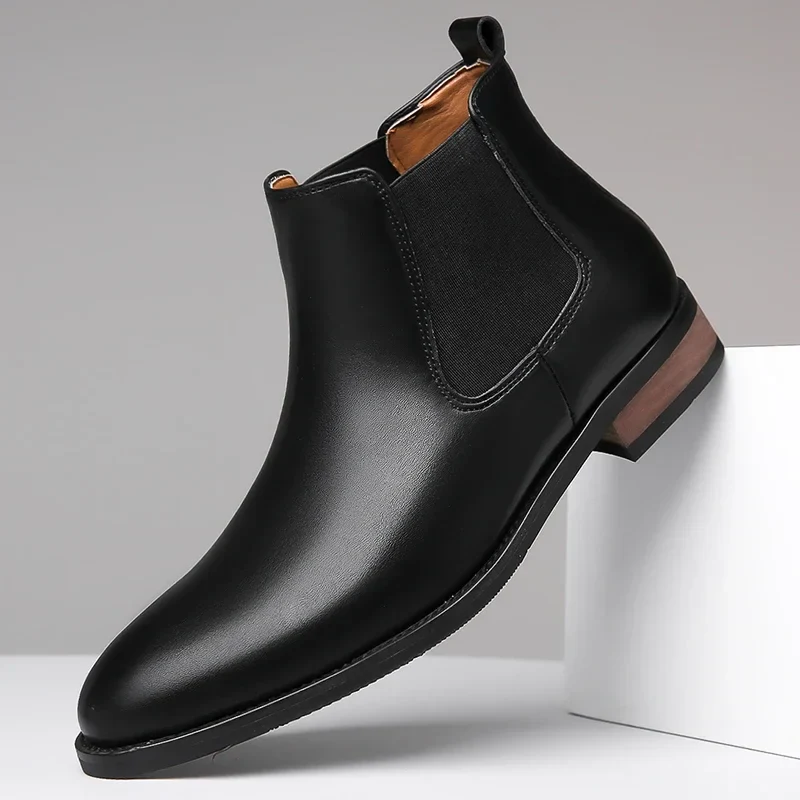 Botas elegantes de piel - Imagen 3
