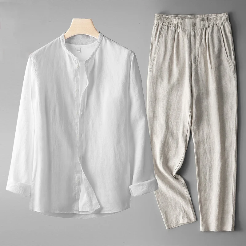 Conjunto de dos piezas de lino - Imagen 6