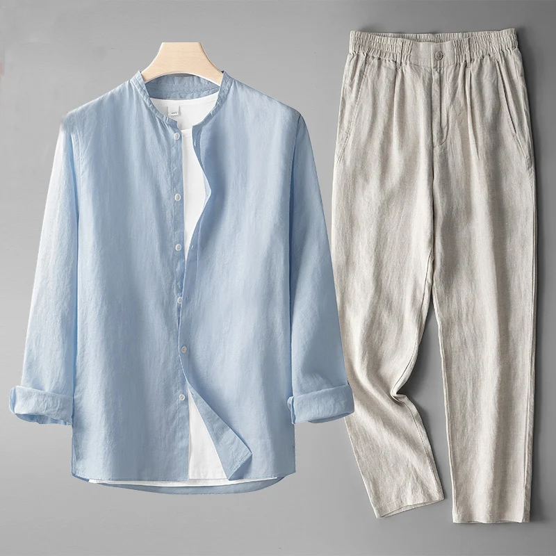 Conjunto de dos piezas de lino - Imagen 5