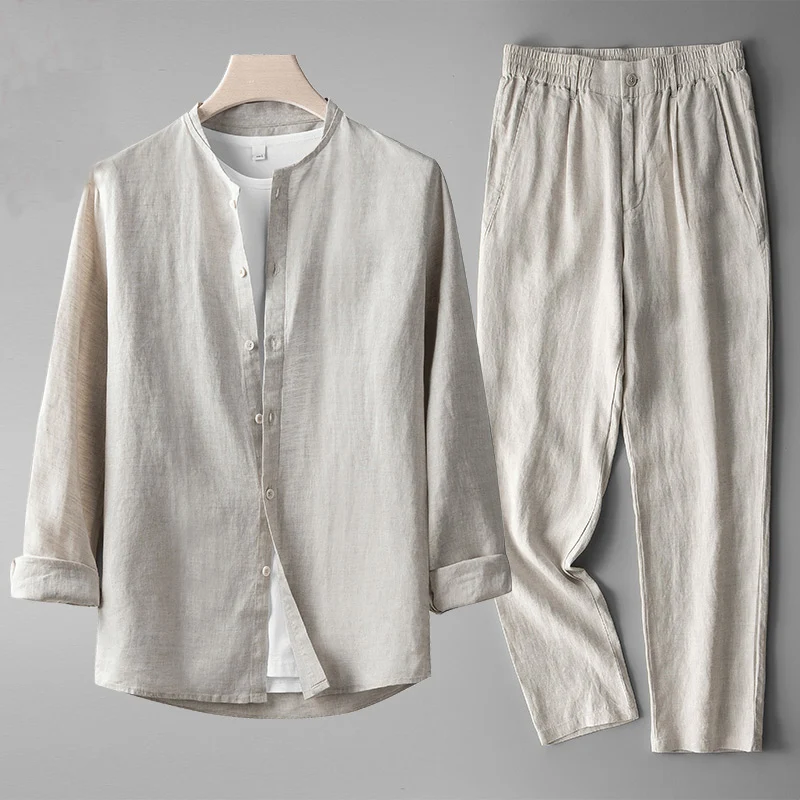 Conjunto de dos piezas de lino - Imagen 3