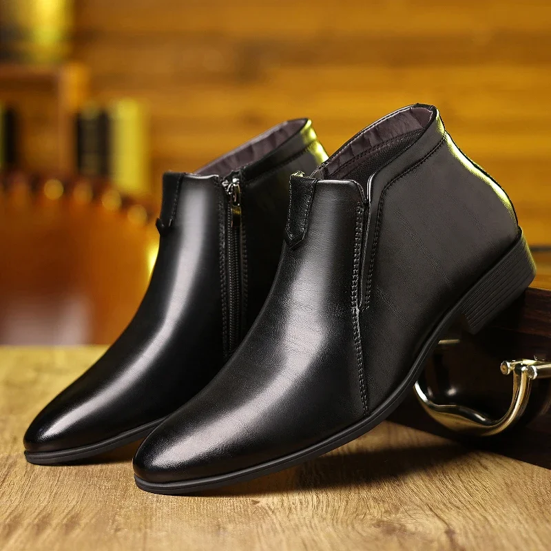 Botas de cuero Beckett con cremallera - Imagen 4