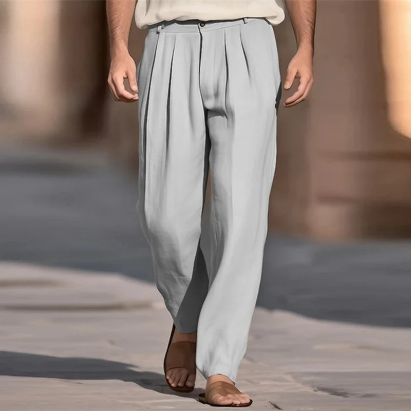 Pantalones informales de lino - Imagen 5