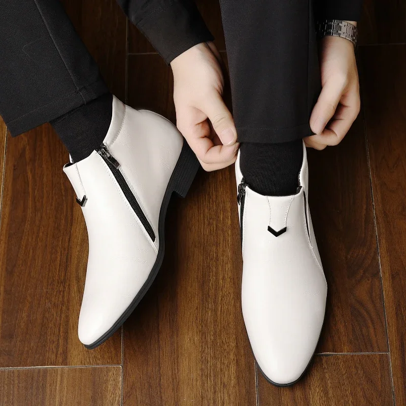Botas de cuero Beckett con cremallera - Imagen 8