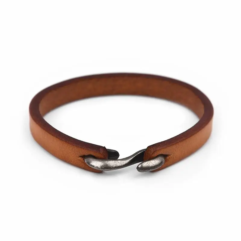 Pulsera de cuero trenzado para hombre - Imagen 8