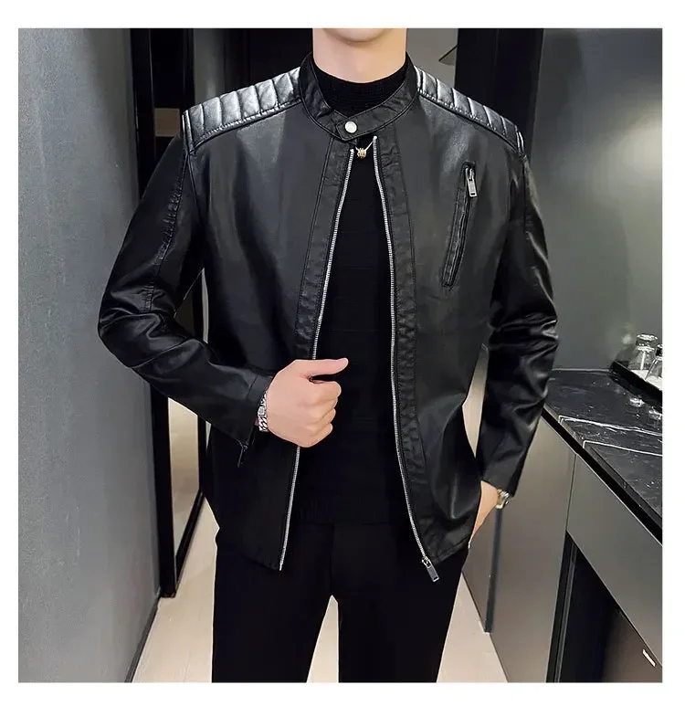 Chaqueta de cuero elegante - Imagen 3